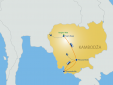 Mapa Kambodža_Pražský Klub Tour Operator